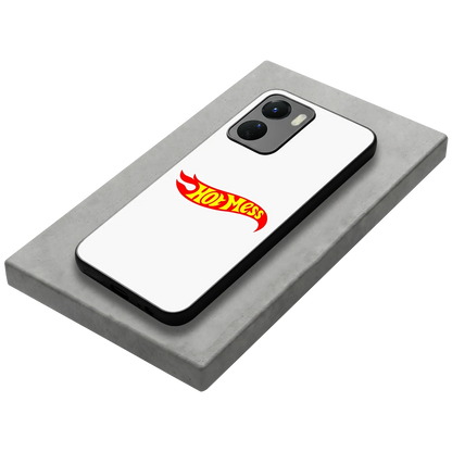 Hot Mess stylish phone case for vivo y16 | glossy glass and slim fit