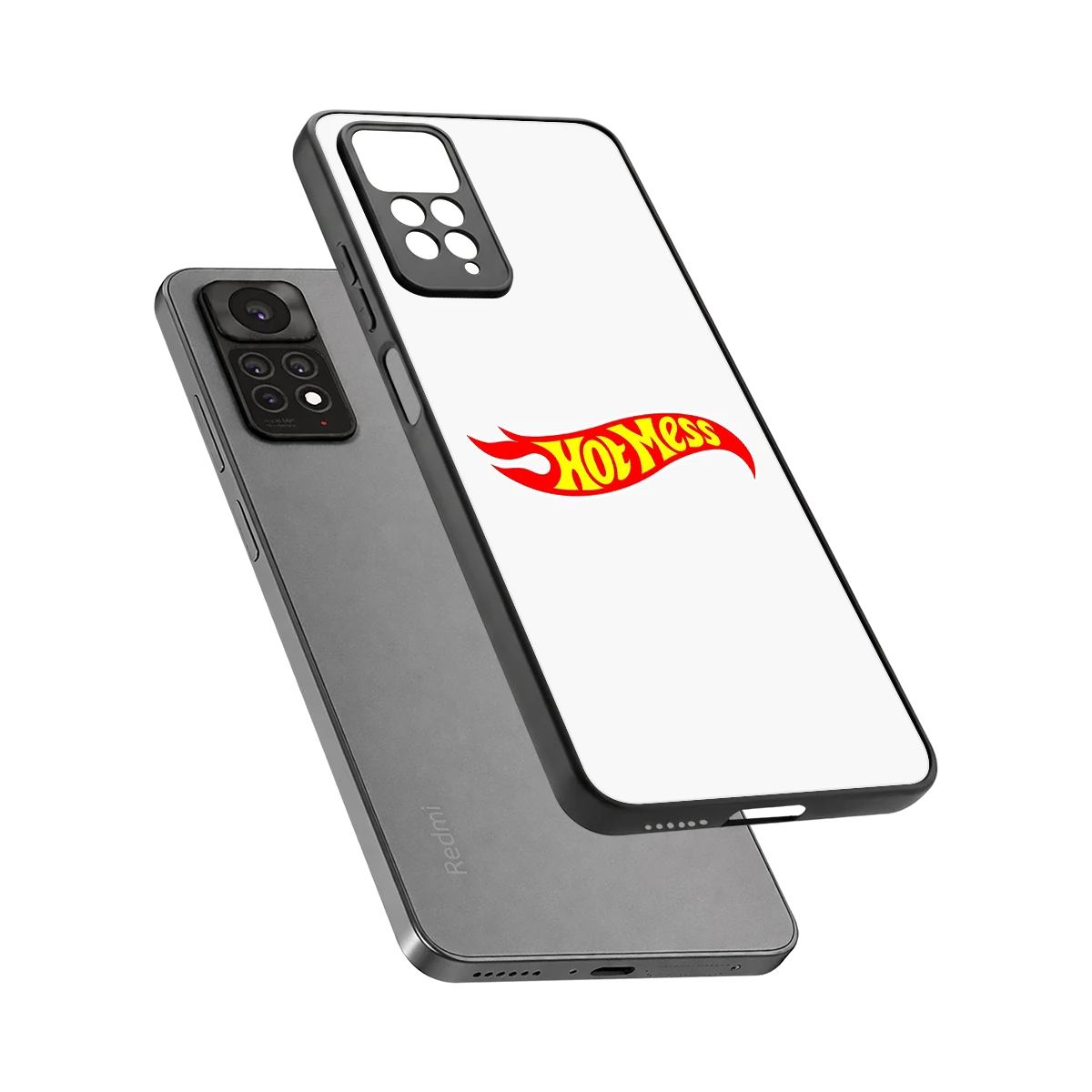 Hot Mess sleek redmi note 11 pro cover with tempered glass back and TPU edges