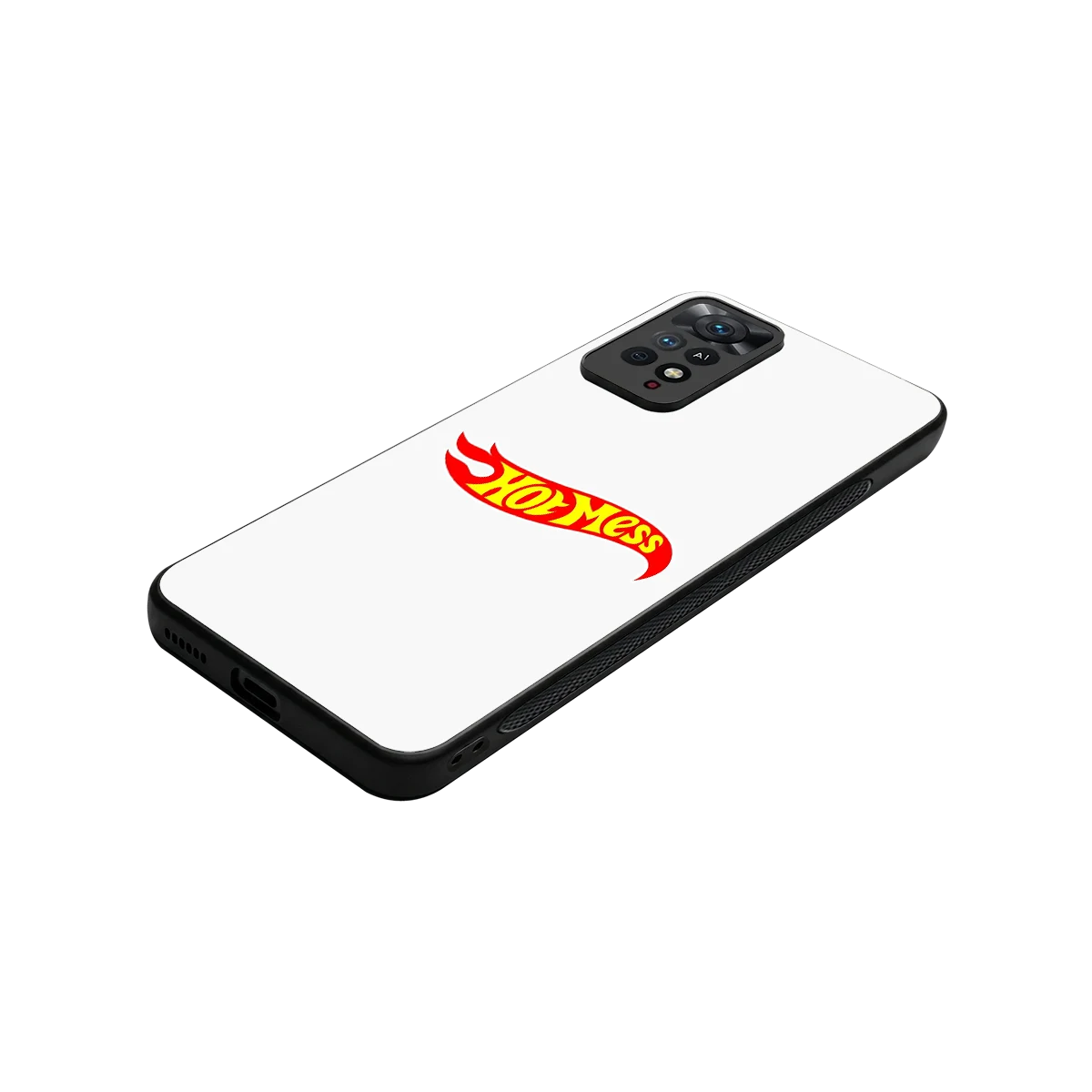 Hot Mess stylish phone case for redmi note 11 pro | glossy glass and slim fit