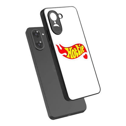 Hottie sleek oneplus nord ce5 5g cover with tempered glass back and TPU edges
