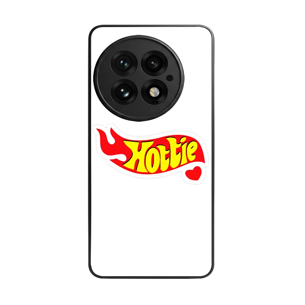 Hottie back phone cover | glass case for oneplus 13