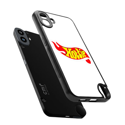 Hottie sleek cmf nothing phone 1 cover with tempered glass back and TPU edges