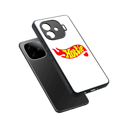Hottie sleek iqoo neo 10r 5g cover with tempered glass back and TPU edges