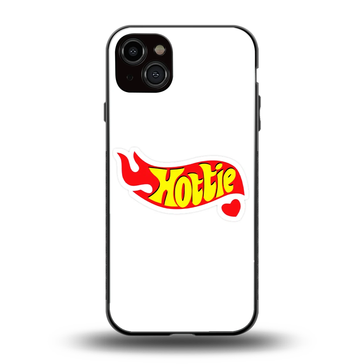 Hottie back phone cover | glass case for iphone 14 plus