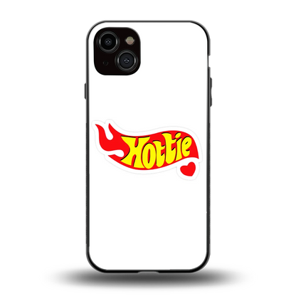 Hottie back phone cover | glass case for iphone 14 plus