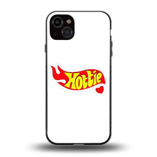 Hottie back phone cover | glass case for iphone 14 plus