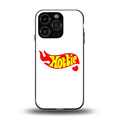 Hottie back phone cover | glass case for iphone 15 pro