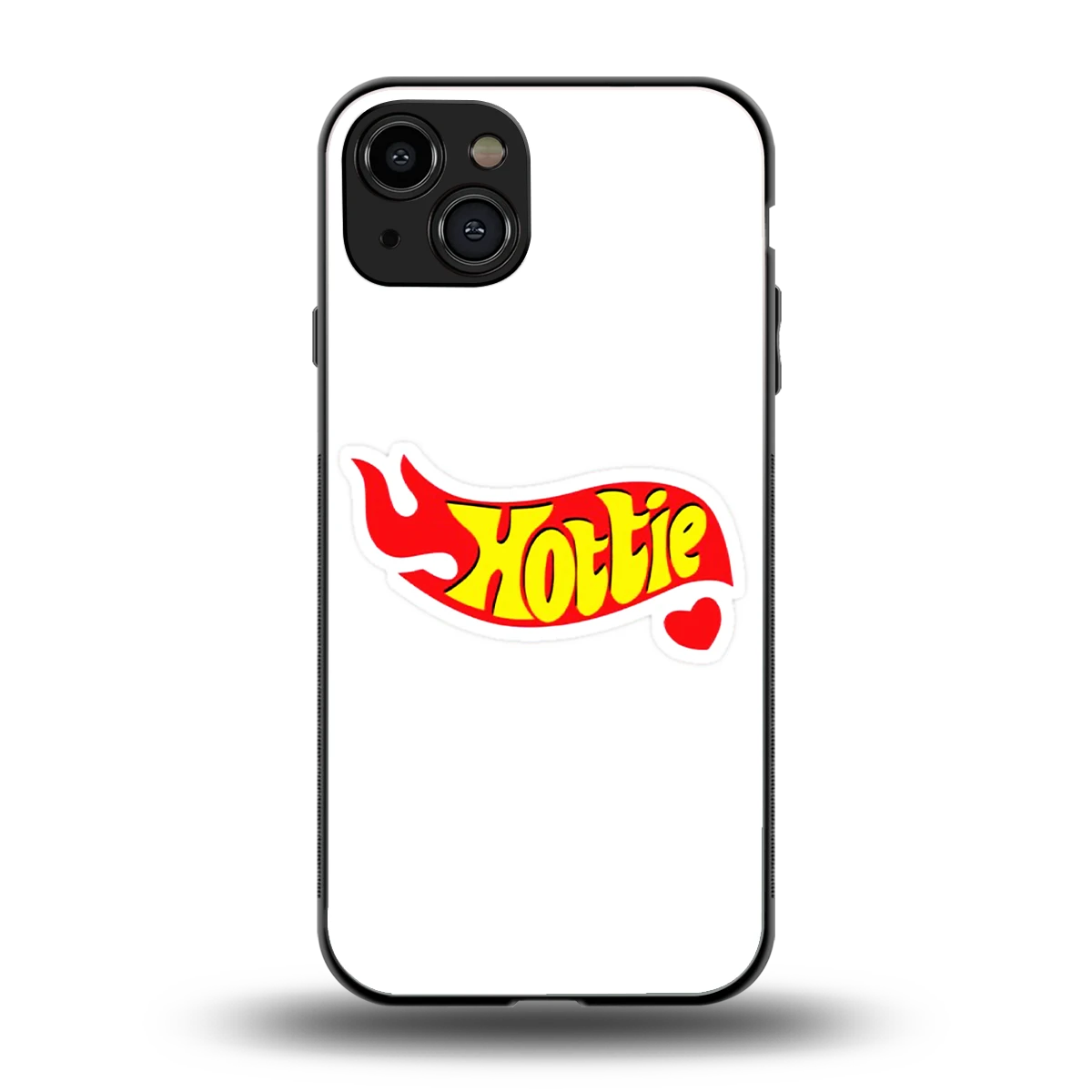 Hottie back phone cover | glass case for iphone 15