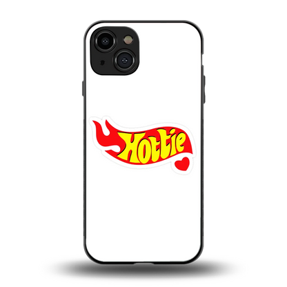 Hottie back phone cover | glass case for iphone 15