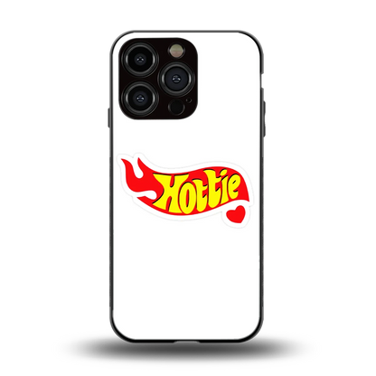 Hottie back phone cover | glass case for iphone 16 pro