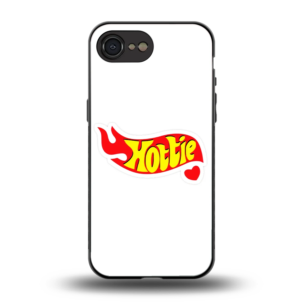 Hottie back phone cover | glass case for iphone 17e