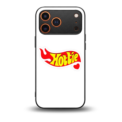 Hottie back phone cover | glass case for iphone 17 pro