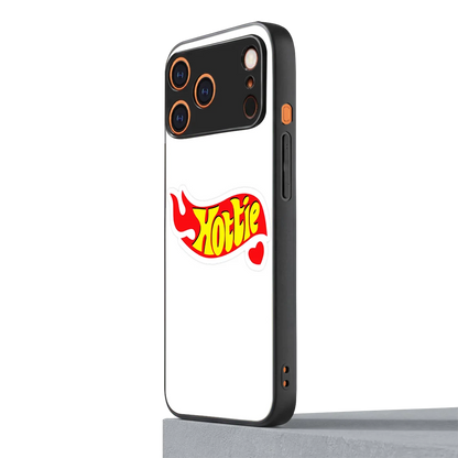 Hottie iphone 17 pro max mobile cover | shockproof glass phone case
