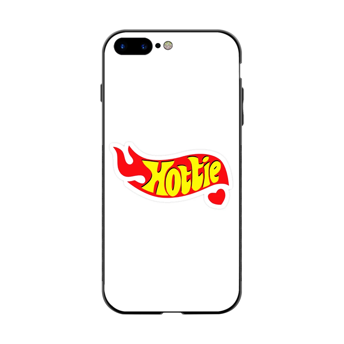 Hottie back phone cover | glass case for iphone 8 plus