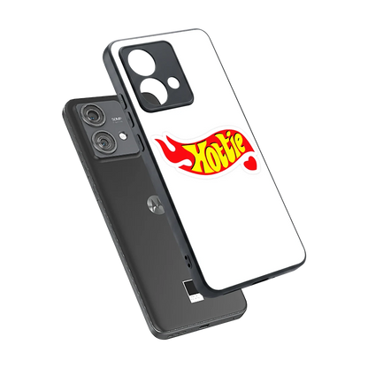 Hottie sleek motorola edge 40 neo 5g cover with tempered glass back and TPU edges