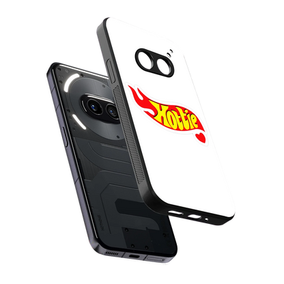 Hottie sleek nothing phone 2a cover with tempered glass back and TPU edges