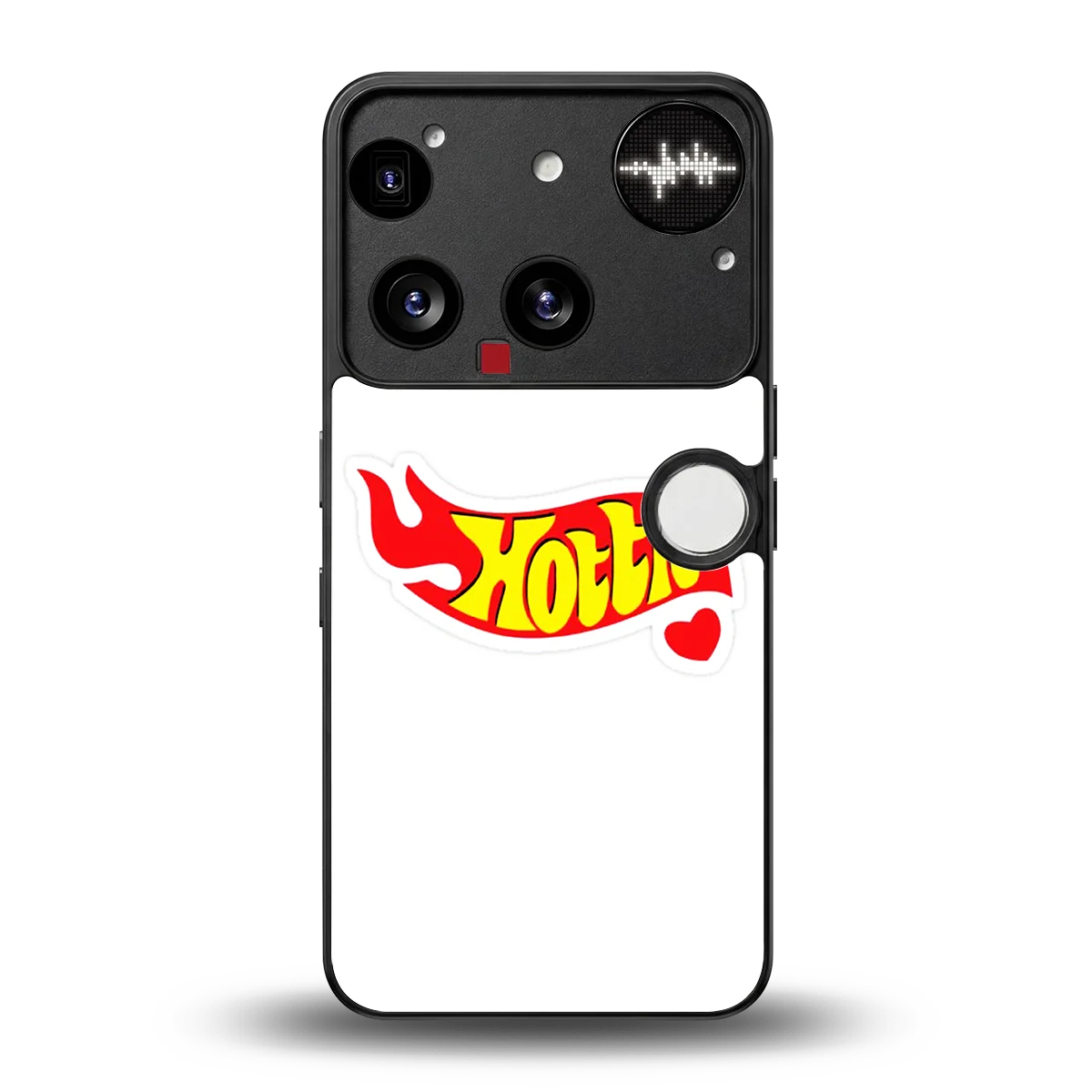 Hottie back phone cover | glass case for nothing phone 3
