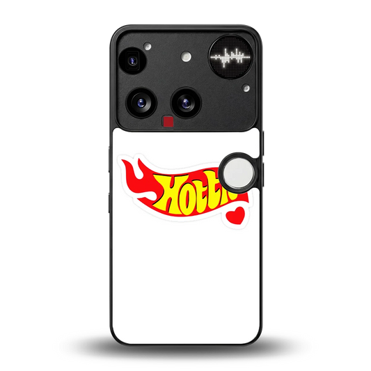 Hottie back phone cover | glass case for nothing phone 3