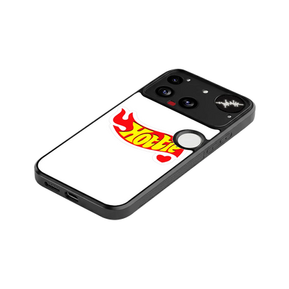 Hottie stylish phone case for nothing phone 3 | glossy glass and slim fit