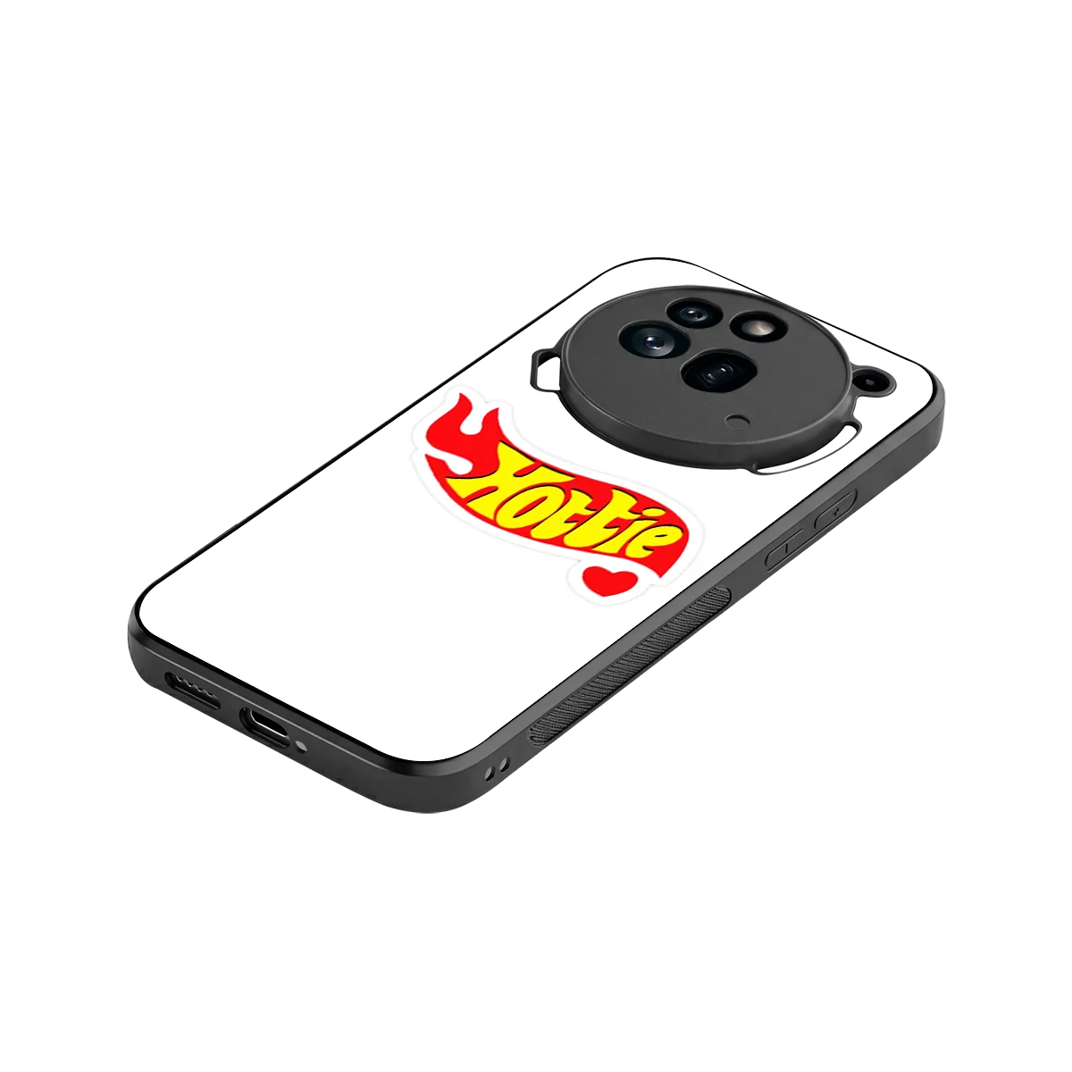 Hottie stylish phone case for nothing phone 3a pro | glossy glass and slim fit