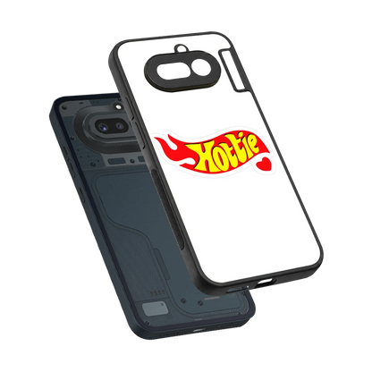 Hottie sleek nothing phone 4a cover with tempered glass back and TPU edges