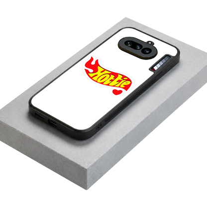 Hottie stylish phone case for nothing phone 4a | glossy glass and slim fit