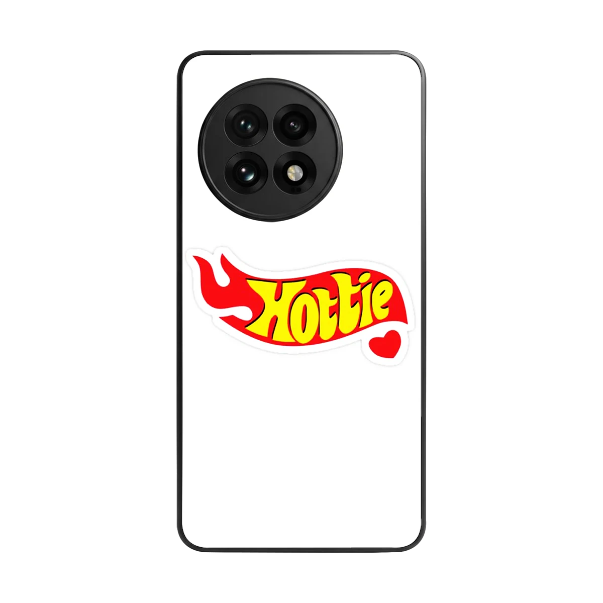 Hottie back phone cover | glass case for oneplus 13r