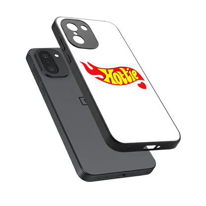 Hottie sleek oneplus 15r cover with tempered glass back and TPU edges