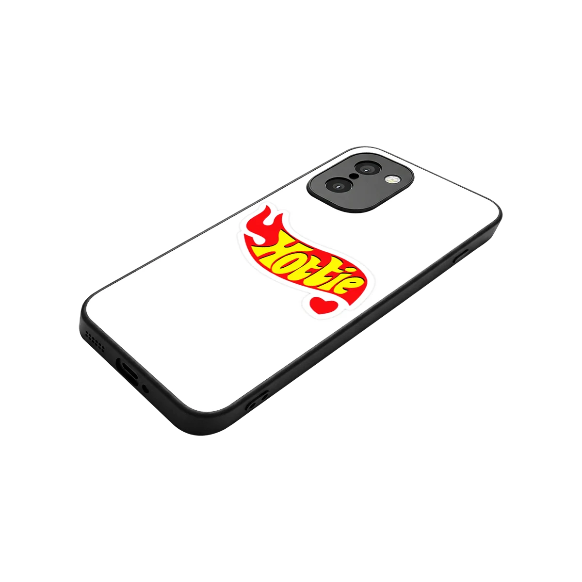 Hottie stylish phone case for oneplus 15r | glossy glass and slim fit