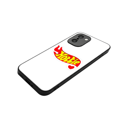 Hottie stylish phone case for oneplus 15r | glossy glass and slim fit