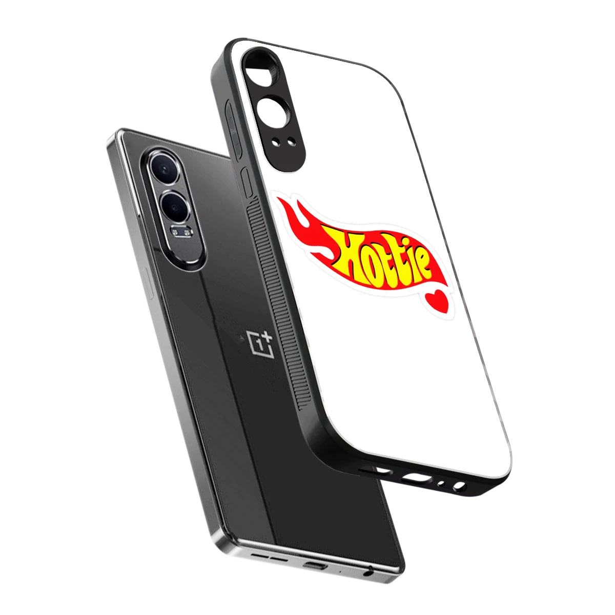 Hottie sleek oneplus nord ce 4 lite cover with tempered glass back and TPU edges
