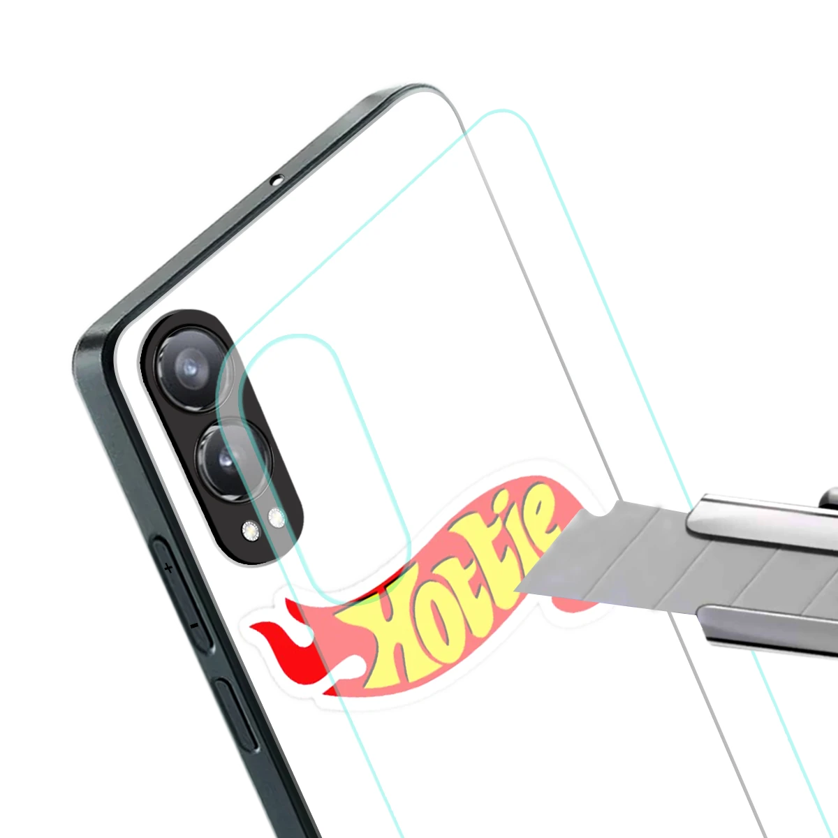 Hottie stylish phone case for oneplus nord ce 4 lite | glossy glass and slim fit