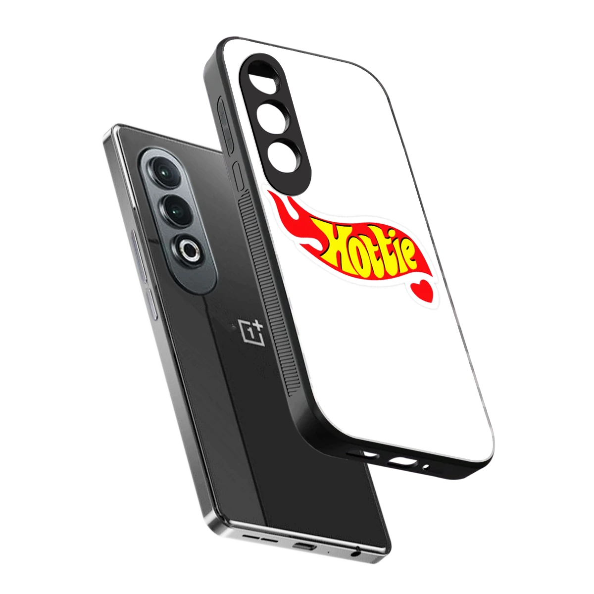 Hottie sleek oneplus nord ce 4 cover with tempered glass back and TPU edges