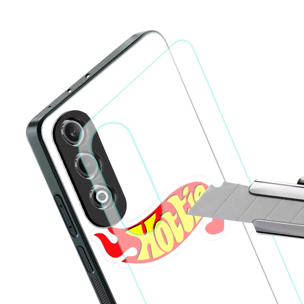 Hottie stylish phone case for oneplus nord ce 4 | glossy glass and slim fit