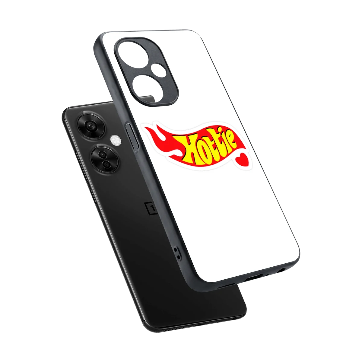 Hottie sleek oneplus nord ce 3 lite cover with tempered glass back and TPU edges