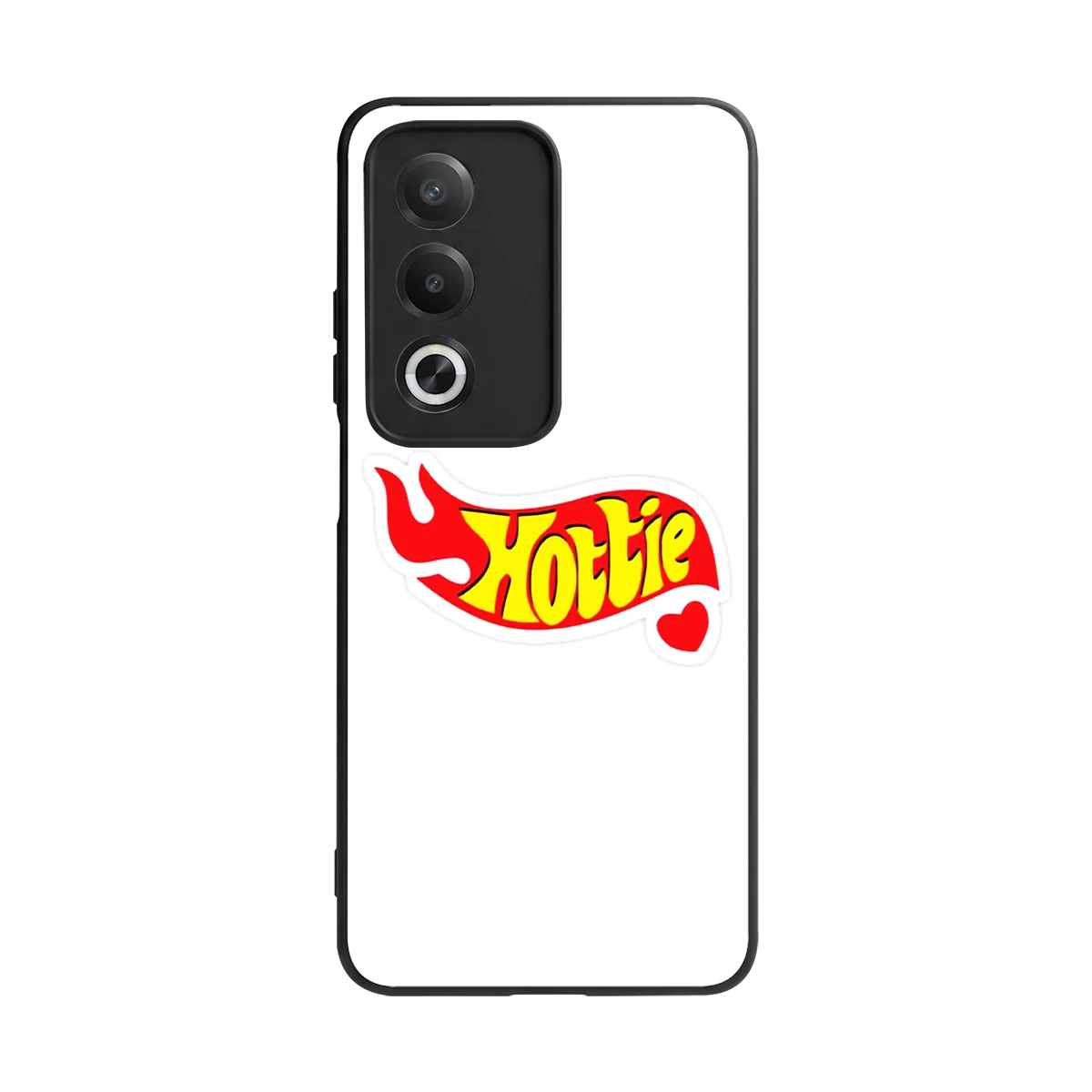 Hottie back phone cover | glass case for oppo a3 pro