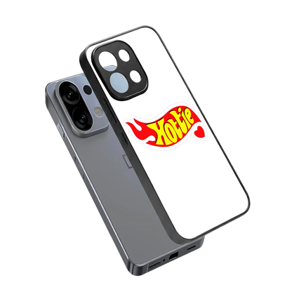 Hottie sleek oppo k13 5g cover with tempered glass back and TPU edges