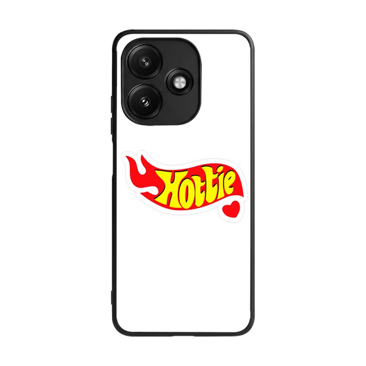 Hottie back phone cover | glass case for redmi 12 5g
