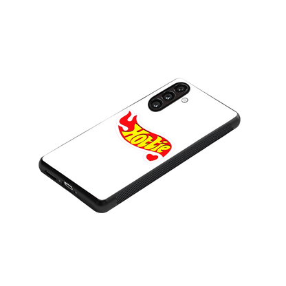 Hottie stylish phone case for samsung galaxy a14 5g | glossy glass and slim fit