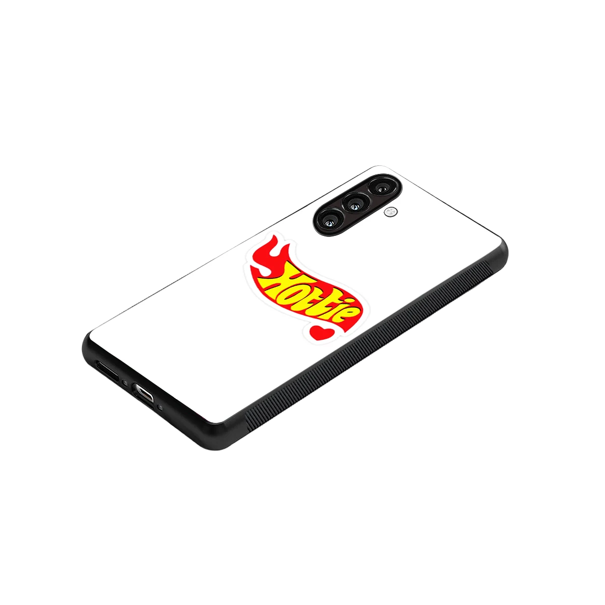 Hottie stylish phone case for samsung galaxy m34 5g | glossy glass and slim fit