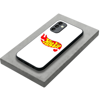 Hottie stylish phone case for samsung galaxy m14 5g | glossy glass and slim fit