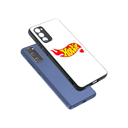 Hottie sleek samsung galaxy s20 fe cover with tempered glass back and TPU edges