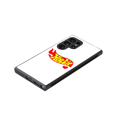 Hottie stylish phone case for samsung galaxy s23 ultra | glossy glass and slim fit