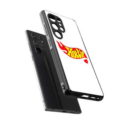 Hottie sleek samsung galaxy s25 ultra cover with tempered glass back and TPU edges