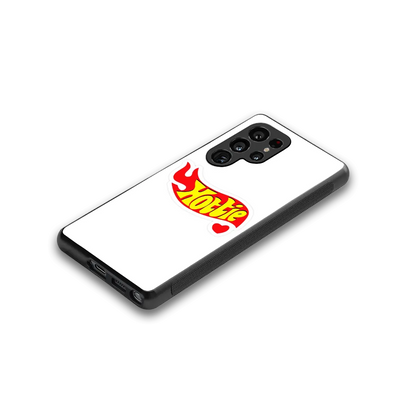 Hottie stylish phone case for samsung galaxy s25 ultra | glossy glass and slim fit