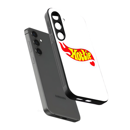 Hottie sleek samsung galaxy s24 plus cover with tempered glass back and TPU edges