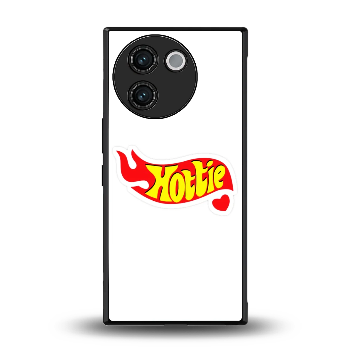 Hottie back phone cover | glass case for vivo v30e