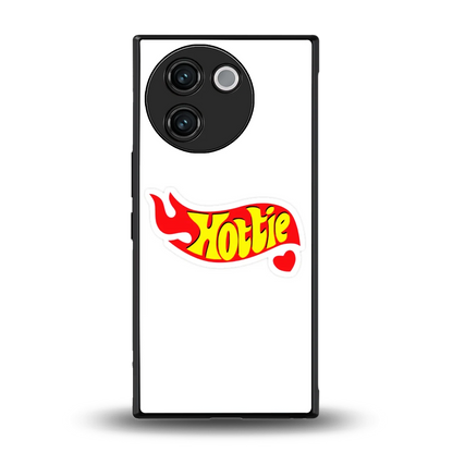 Hottie back phone cover | glass case for vivo v30e