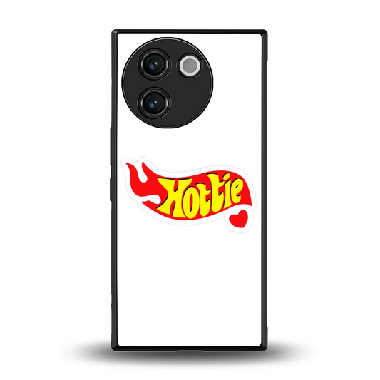 Hottie back phone cover | glass case for vivo v30e