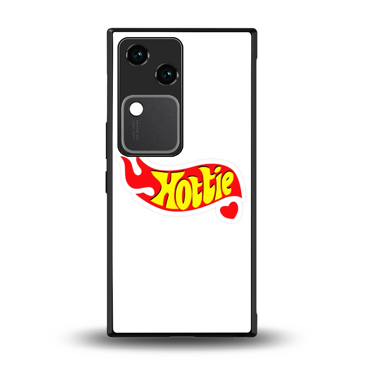 Hottie back phone cover | glass case for vivo v30